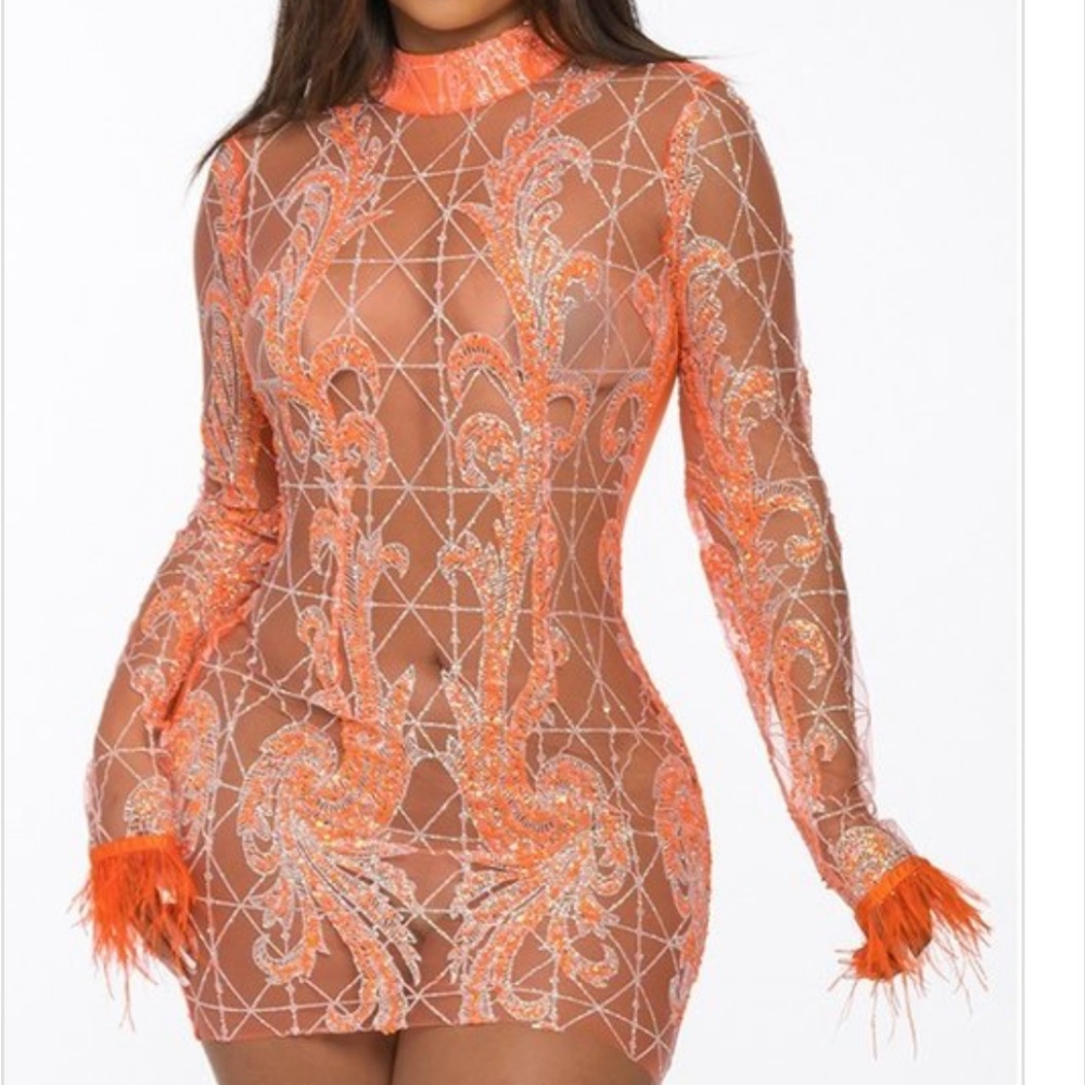 Bodycon sequence dress